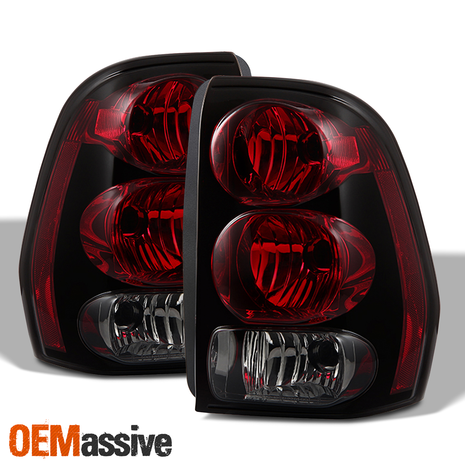 For 02-09 Chevy Trailblazer OE Style Tail Lights Housing w/ Circuit